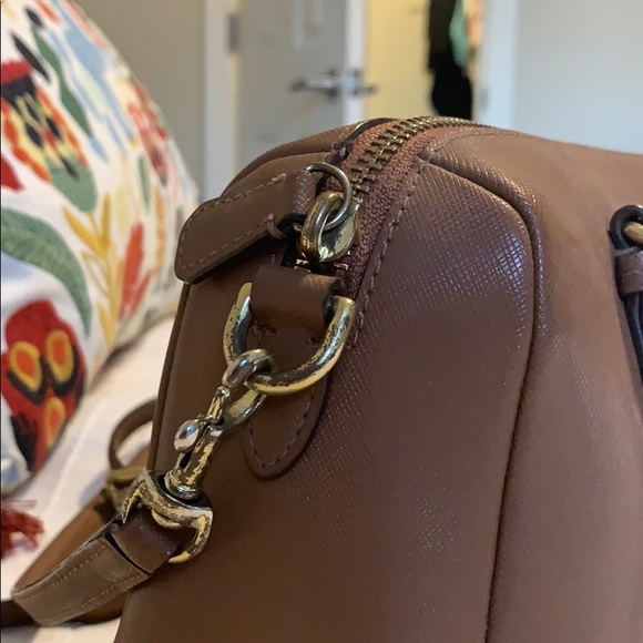 Coach Peyton Bennett Saffiano Leather Mini Satchel - Picture 3 of 8